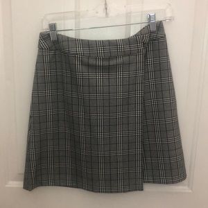A New Day Plaid Wrap Skirt